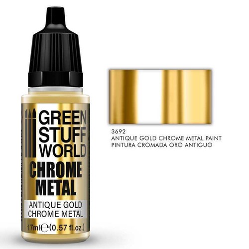 Chrome paint antique gold - chrome,