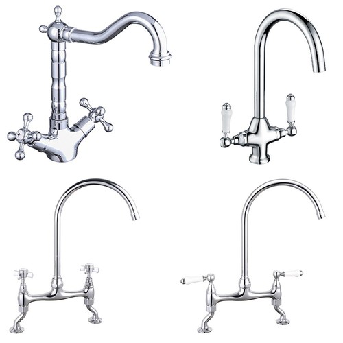 Traditional kitchen taps - traditional,
