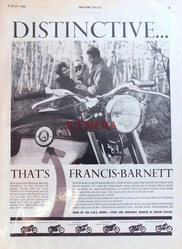 Francis barnett range - range, of