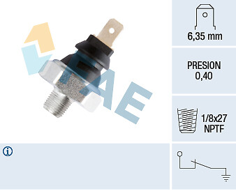 Oil pressure switch - oil,