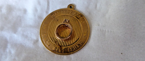 14k gold vintage charm - vintage,