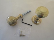 Solid brass rim - knobs, old