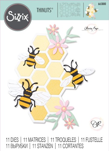 Sizzix thinlits bee hive - sizzix,