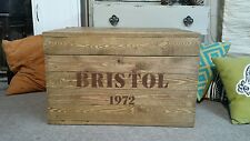 Wooden Trunk Chest Blanket Box