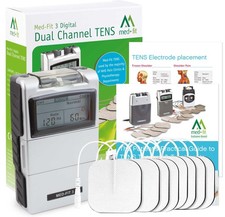 Med-Fit 3 Digital Dual Channel TENS Machine for Fast & Effective Pain Relief