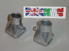 Vespa silver alloy stand feet - alloy,