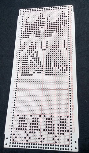 Handpunched punchcard suit - handpunched,