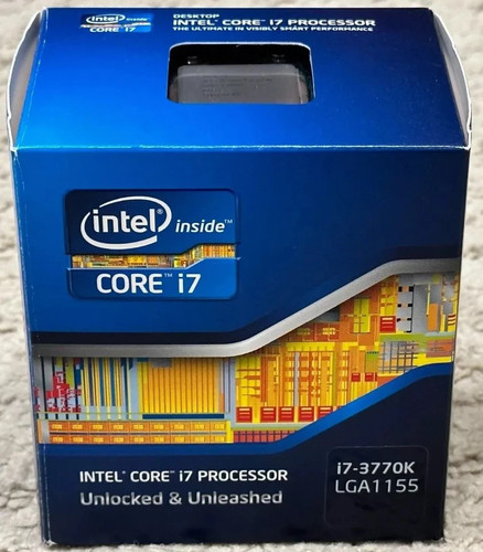 New box intel core 3770k - new,