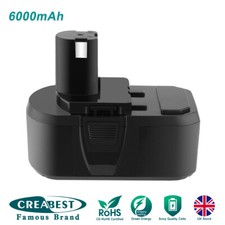 18V 6.0AH Lithium Battery for Ryobi One Plus P108 P107 P105 P100 RB18L25 BPP1815
