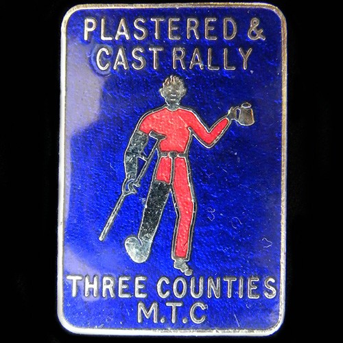 Plastered cast rally pin - plastered,