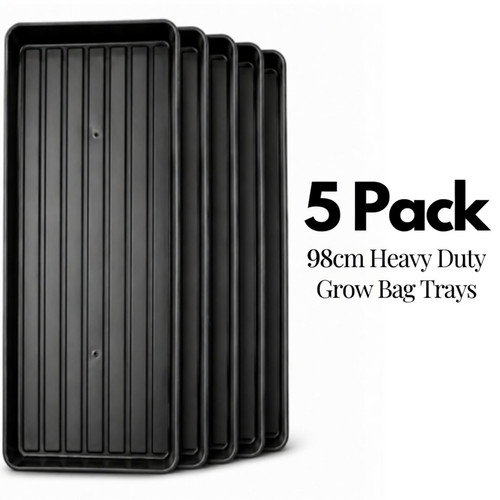Grow bag tray large - x5,