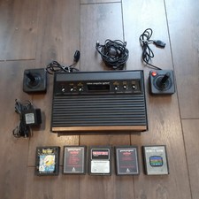 Complete All Original Atari 2600 Woody With Joysticks And Games