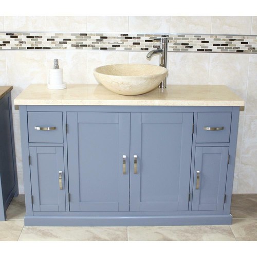 Grey painted bathroom single - painted,