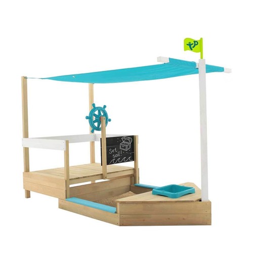 Wooden play boat - wooden,