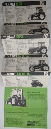 Vintage renault tractor range - vintage,