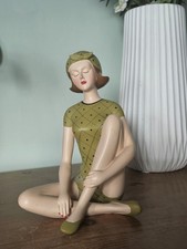 1920's Bathing Beauty Figurine