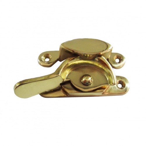 Polished brass fitch sash - brass,