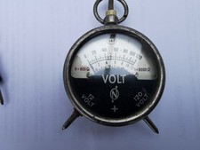 OLD ANTIQUE RADIO VOLTMETER