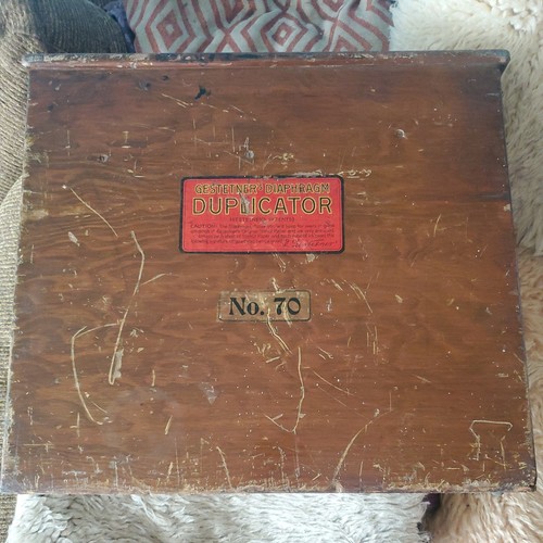 Antique gestetner diaphragm - gestetner, diaphragm'