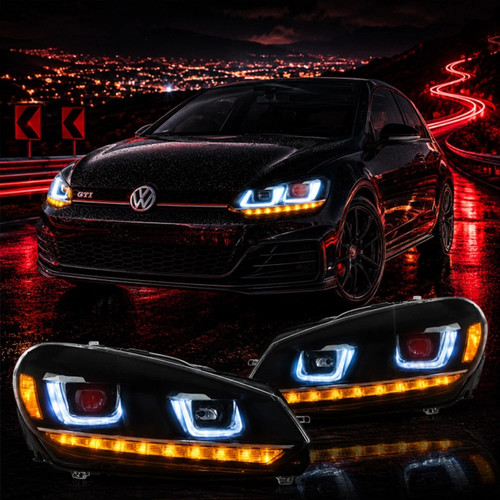 Headlights for volkswagen golf - headlights,