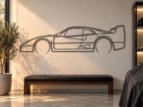 Ferrari metal wall art - metal,
