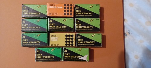 Empty eley ammunition boxes - eley,