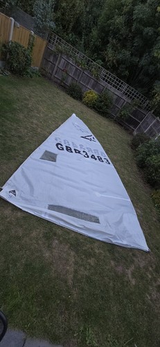 Flying fifteen mainsail - fifteen, (p&b)