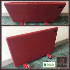 Red Electric Slimline Panel