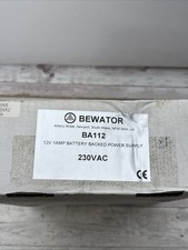 Bewator 12v 1amp Battery Backed Power Supply  Ba112