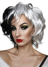 Cruella Costume Wig Black