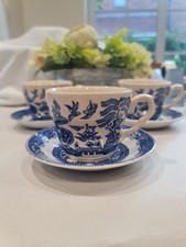Vintage Blue Willow Tea Set
