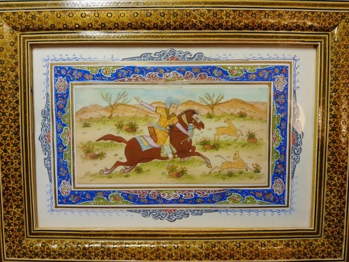 Vintage persian hand painted - vintage,