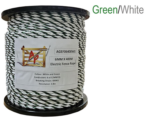 Electric fence rope 6mm - fence, x