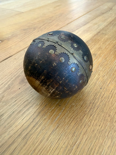 Antique treen carpet - antique, ball