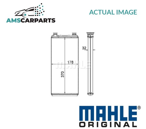 Heater radiator exchanger - heater, lhd