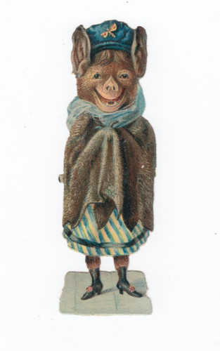 Anthropomorphic dressed bat