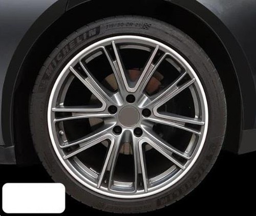 White alloy wheel - white,