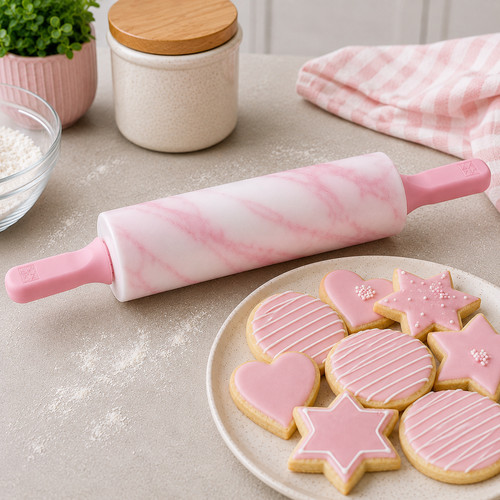 Rolling pin silicone - rolling, 18in