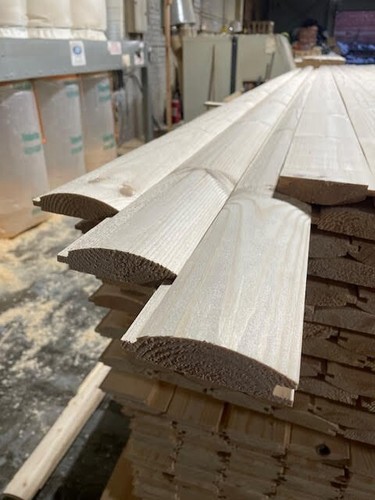 Loglap cladding pine timber - cladding,
