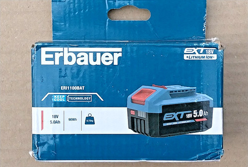 Erbauer eri1100bat 18v 5ah - 18v,