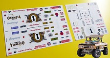 RC Simensays 'Big Oly' decals stickers for Vintage Tamiya Blazing Blazer 3 speed