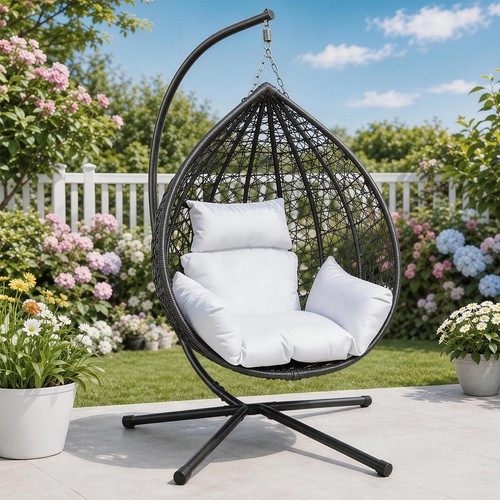 Hanging swing egg chair - swing, for