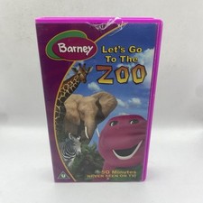 Barney Let's Go To The Zoo VHS