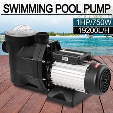1HP 750W Swimming Pool Pump Motor In/Above Ground w/ Strainer Filter Basket 220V