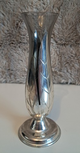 Vintage glass silver plated - vintage,