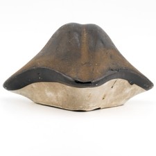 Antique English Porcelain Figure Part in the Form Napoleon Hat 19th Cen