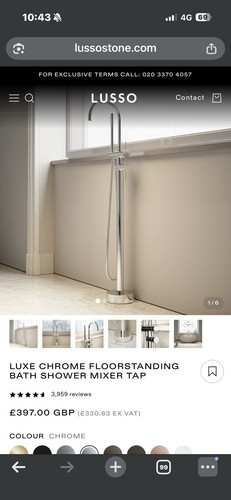 Lusso stone luxe chrome - luxe,