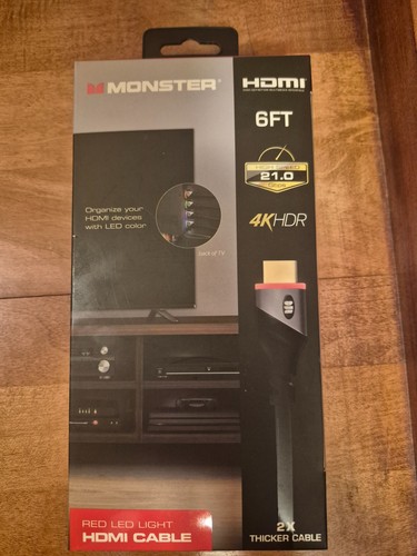 Monster hdmi new - new, unopened