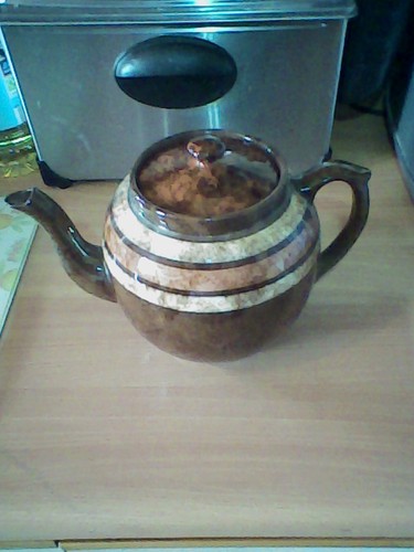 Large old brown two tone - large,