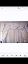 SWAGS AND TAILS  CURTAINS IVORY  90X66X90 UNLINED 